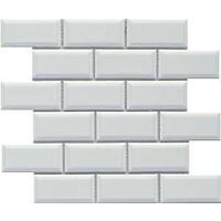 WL TILE GLSSY WHT 2X4IN OFFSET