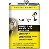 Sunnyside 847G1 Methyl Ethyl Ketone Thinner, Liquid, Pungent, Transparent, 1 gal