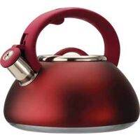 KETTLE WHISTLING 2.5QT RED    