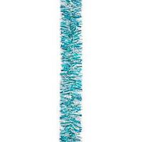 EMBOSSD GARLAND DLX SIL/SNW/TL
