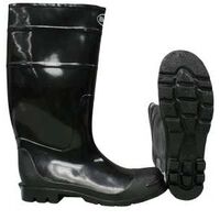 BOOT OVER-KNEE BLK PVC SIZE 9 