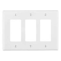 WALLPLATE DECO 3G NYLON WHITE 