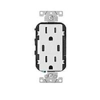 DUPLEX OUTLET 2 USB-C WHT 15A 