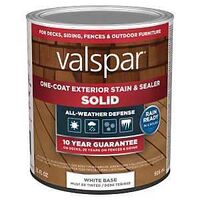 STAIN&SEALER SOLID WHT BASE QT