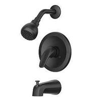TUB & SHOWER FAUCET 1H MAT BLK