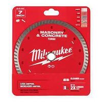 Milwaukee 49-93-9407 Saw Blade, 7 in Dia, DM-7/8 in-5/8 in Arbor, Turbo Rim