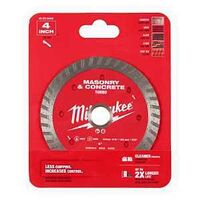DMND SAW BLADE STD TURBO 4IN  