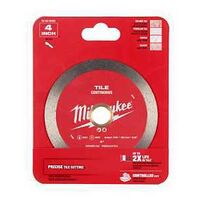 Milwaukee 49-93-9502 Saw Blade, 4 in Dia, 7/8 in-20 mm-5/8 in Arbor, Continuous Rim