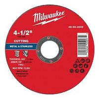 CUT-OFF WHL MTL TYP1 4.5X7/8IN