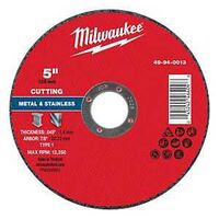 CUT-OFF WHEEL MTL TYP1 5X7/8IN