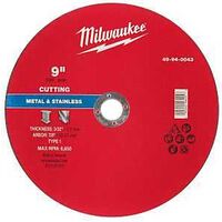 CUT-OFF WHEEL MTL TYP1 9X7/8IN
