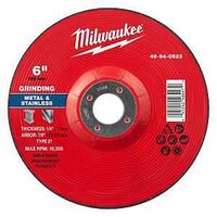 GRND WHL MTL TYP27 6X1/4X7/8IN
