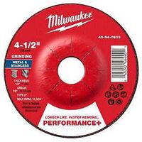 GRND WHL P-MTL TYP27 4.5X7/8IN