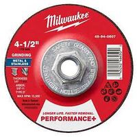 GRND WHL P-MTL TYP27 4.5X5/8IN