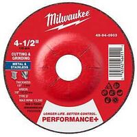 CUT&GRIND WHL P-DL MTL 4.5X7/8
