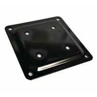 PLATE CONNECTOR POST 4X4IN BLK
