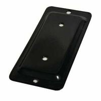PLATE CONNECTOR POST 2X4IN BLK