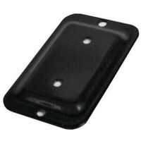 PLATE CONNECTOR POST 2X3IN BLK
