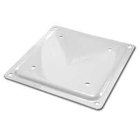 PLATE CONNECTOR POST 6X6IN WHT