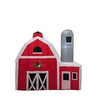 INFLTBL CHRISTMAS BARN 8.75FT 