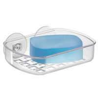 SOAP DISH SUCTION CLEAR       