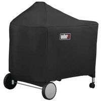 Weber 7152 Grill Cover, 51 in W, 36 in H, Polyester, Black