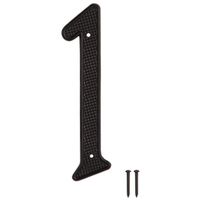 HOUSE NUMBER 1 BLACK 4IN      