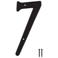 HOUSE NUMBER 7 BLACK 4IN      