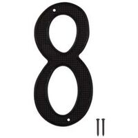 NUMBER HOUSE 8 DCST ZN BLK