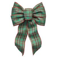 BOW W/BGE HIGHLIGHTS RED/GREEN