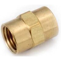 Anderson Metal 756103-04 Brass Pipe Coupling