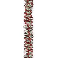 GARLAND RED/GREEN/WHT/SNW 12FT