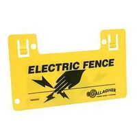 SIGN WARNING ELECTRIC FENCE   