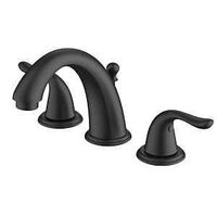 LAVATORY FAUCET 2H MBLK 6-12IN