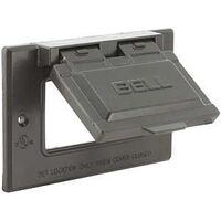 Bell Raco 5101-2 1-Hole Weatherproof Device Cover