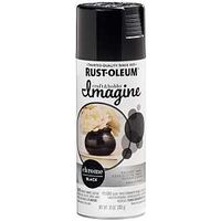 Rust-Oleum Imagine 353333 Craft Spray Paint, Chrome, Black, 10 oz, Can