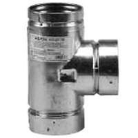 Pellet Pipe 243100 Stove Pipe Tee With Cap