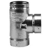 Pellet Pipe 243100 Stove Pipe Tee With Cap