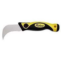 Richard 05015 Linoleum Knife, Chrome Vanadium Steel Blade, Ergonomic Handle, Rubber Handle