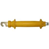 GATE HANDLE YELLOW RUBBER     