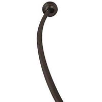 ROD SHOWER CURVED BRONZE 72IN 