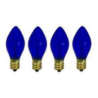 FILAMENT BULB C9 TRANS BLUE   