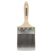 BRUSH FLAT SOLID RND POLY 4IN 