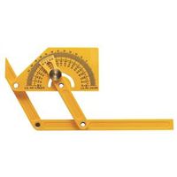 General Tools 29 Angle Protractor With Brass Locknut