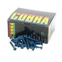 Cobra Anchors CobraTap 630C Concrete Screw, 1/4 in Dia, 1-1/4 in L, 425 lb, Steel, Cobra-Coated, 100/BX