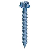 COBRA ANCHORS 670T Screw, 3/16 in Thread, 1-1/4 in L, Hex, Socket Drive, Steel, Fluorocarbon-Coated