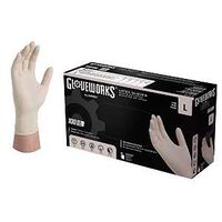 GLOVE LATEX TXRD IVORY 4MIL L 