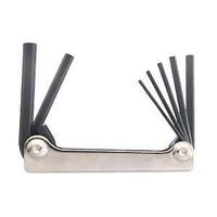 HEX KEY SET FLDG METAL 1.5-6MM