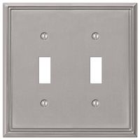 Amerelle Metro Line 2-Toggle Wall Plate