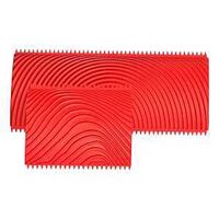 GRAINING TOOL SET RUBBER RED  